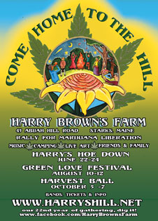 2012 Festival Season FLyer at Harry Browns Farm by Elizabeth Smedberg