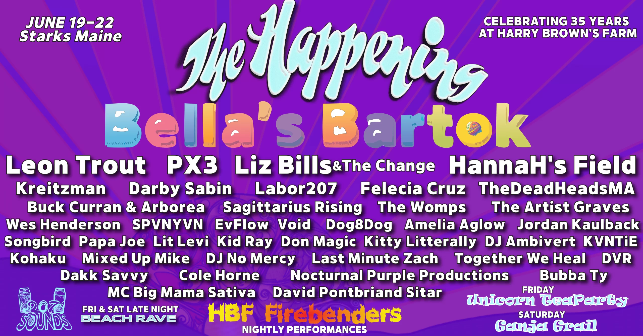 The Happening 2025 Lineup ""