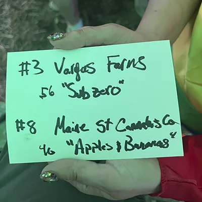 Ganja Grail Competition at Harry Browns Farm