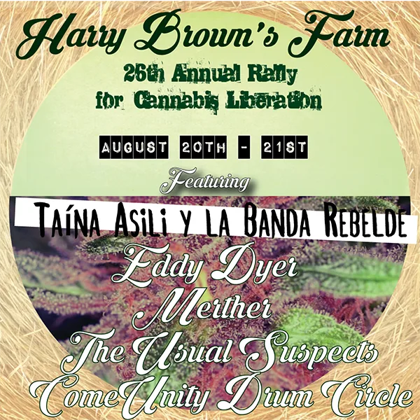 2016 Rally for Cannabis Liberation Line Up