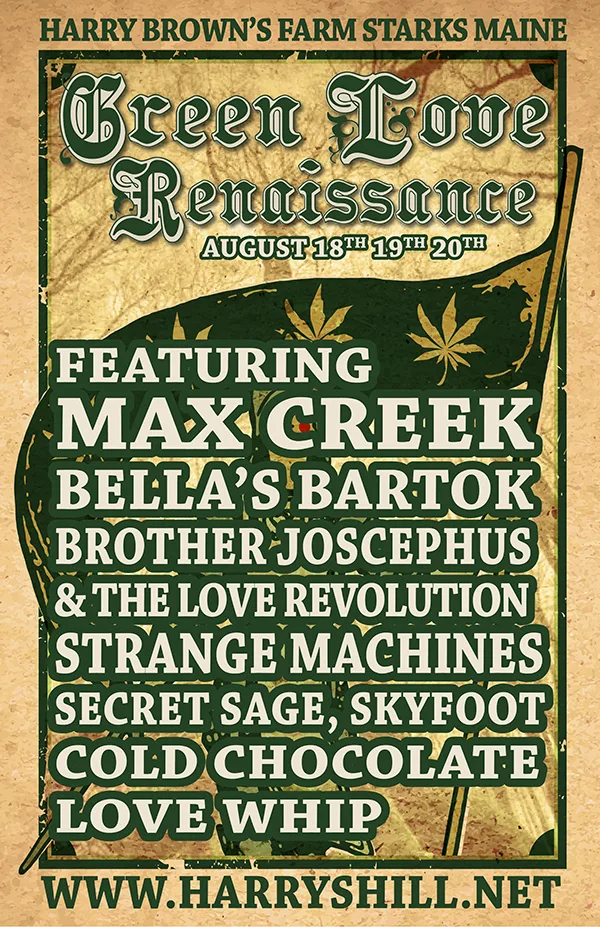 2017 Green Love Renaissance Line Up