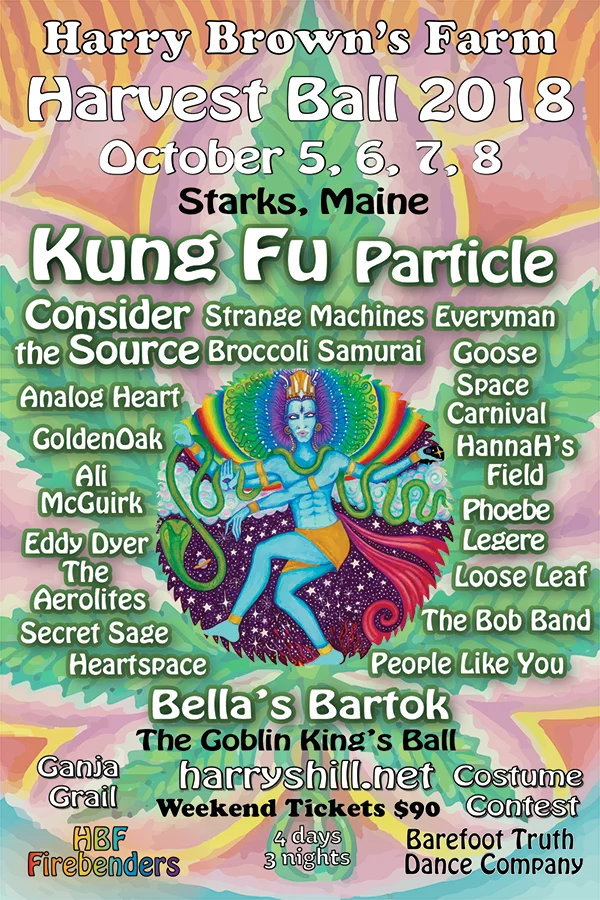 2018 Harvest Ball Line Up