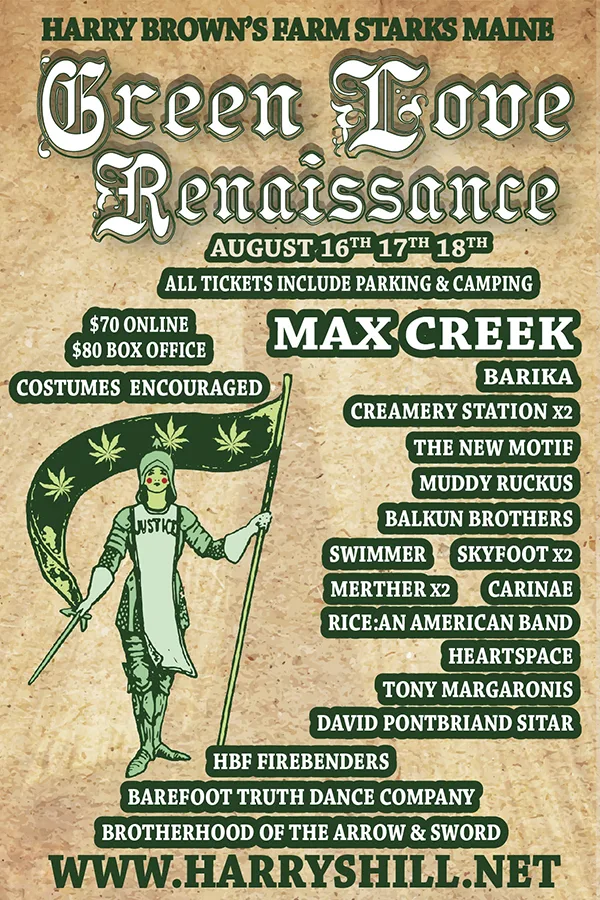 2019 Green Love Renaissance Line Up