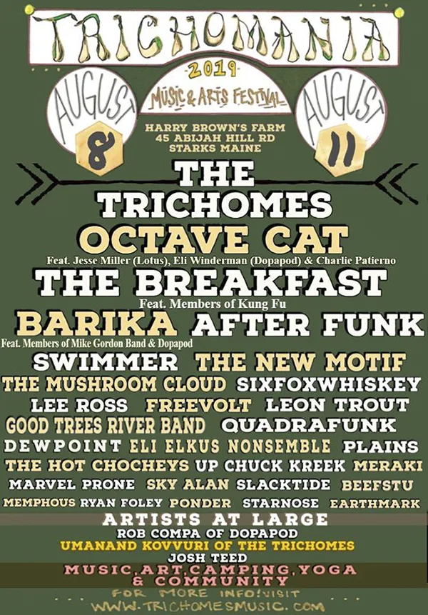 2019 Trichrome Mania Line Up