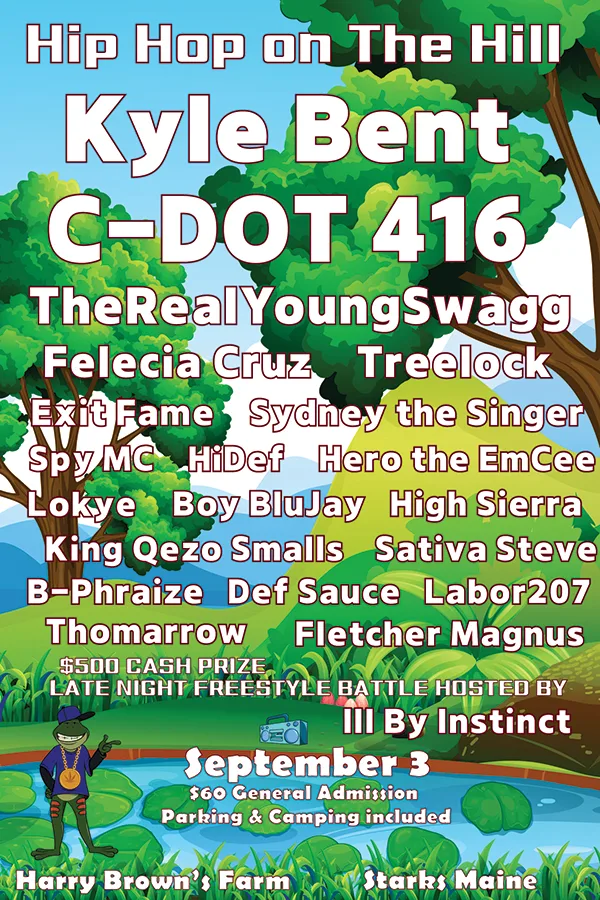 2022 Hip Hop on The Hill Line Up